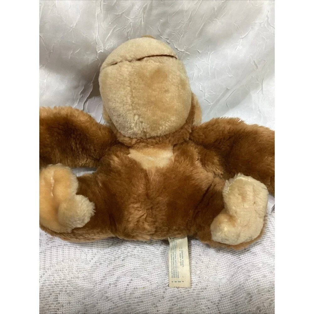 Vintage Knickerbocker Monkey Gorilla Ape Plush Stuffed Animal Toy Made In Korea